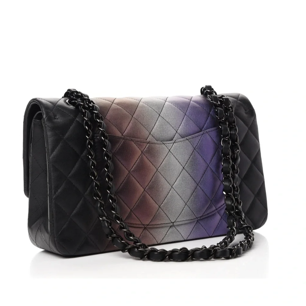 CHANEL Calfskin Quilted Ombre Medium Double Flap Bag - Picture 3 of 11